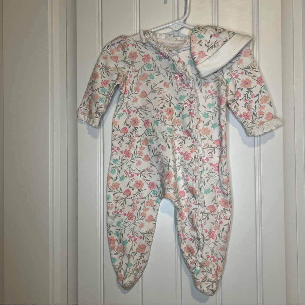 Little Me Floral Pajama Set